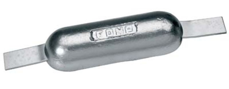 ZINCO CATODICO da kg. 1,8 Dim.: mm. 200x70x25 - 3790
