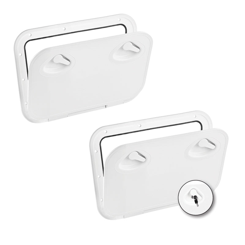 Portello a filo bianco 355 x 600 mm-- - 3762