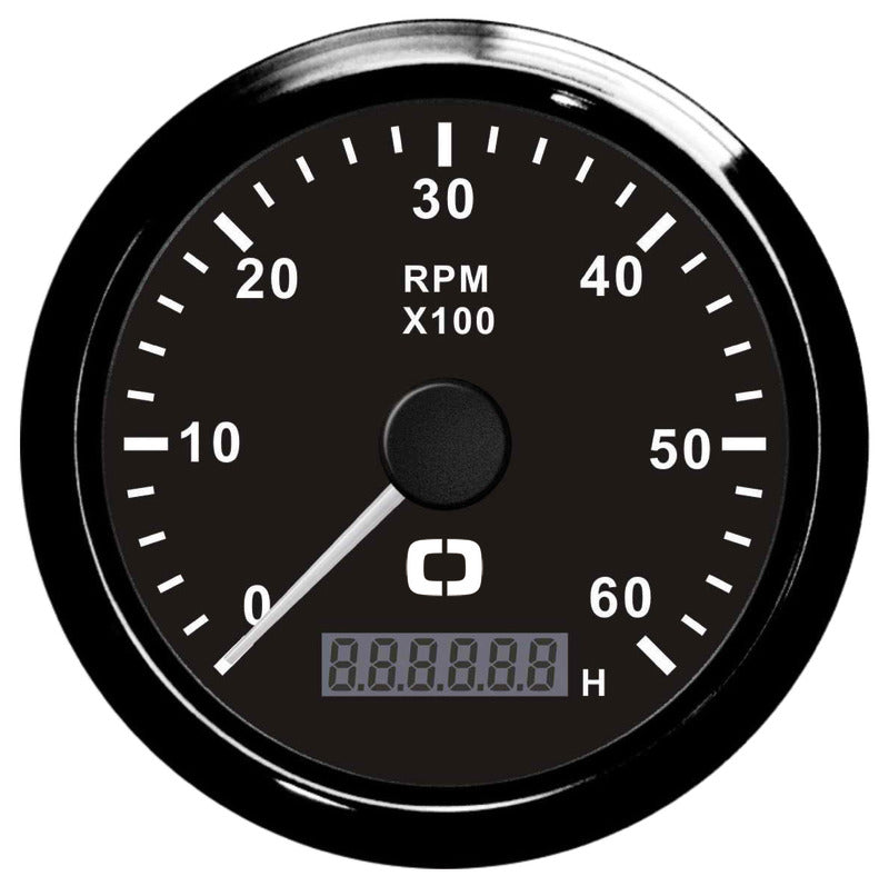 Strumenti controllo motore osculati bianco e nero