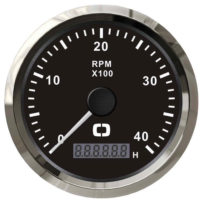 Strumenti controllo motore osculati bianco e nero