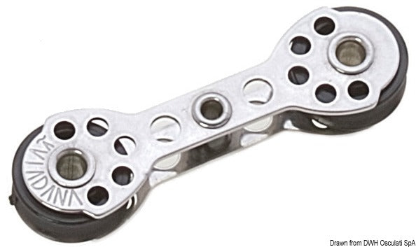 Microbozzello doppio in linea 17x5 Viadana - 0357