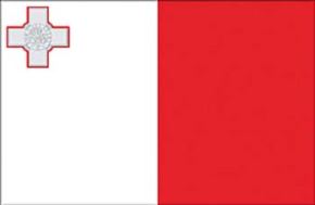 Bandiera stoffa malta 20x30 - 3751