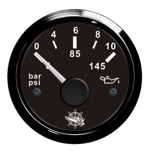 Strumenti controllo motore osculati bianco e nero