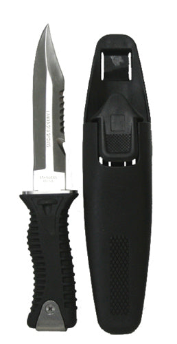 Coltello da sub ''Discovery'' acciaio lama 14,3cm (6'') - 3524