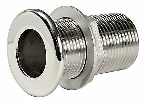 Scarico a mare 59 mm 2" filettato inox - 1408