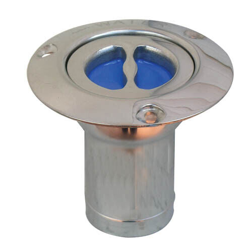 Tappo imbarco acqua inox diametro tubo 38 mm flangia 82 mm - 2209