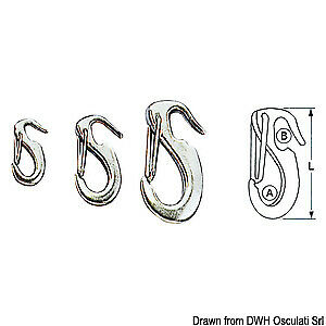 Garroccio inox mm 65 per vela - 2531