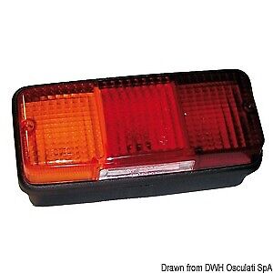 Fanale posteriore SX 4 funzioni per carrello - osculati 02.021.02 - 2367