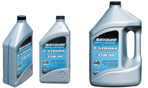 OLIO QUICKSILVER 25w-40 - 4 tempi entrobordo - entrofuoribordo