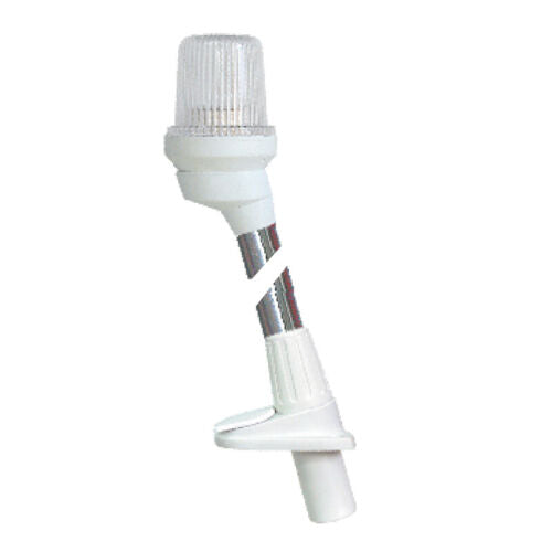 Asta luminosa 360° fonda estraibile presa/spina 54cm con copertura bianca 0757