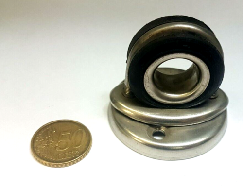 Passa scotta inox girevole per vela foro 18 mm - base tonta 55 mm - 3283