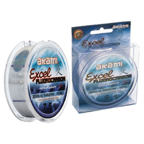 Akami Fluorocarbon EXCEL - 50 metri -