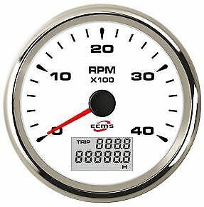 Strumenti controllo motore ECMS bianco/inox