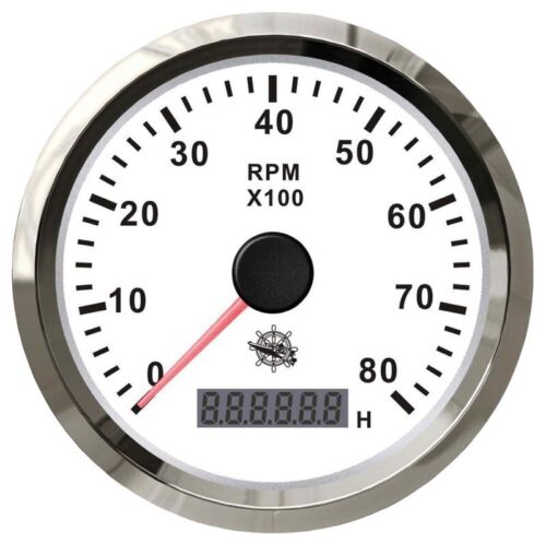 Strumenti controllo motore osculati bianco e nero