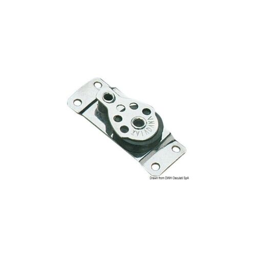 Bozzello inox 1 puleggia piatto 25x6 VIADANA -3247