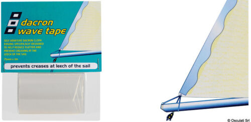Nastro autoadesivo PSP Dacron Wave Leech Tape 75 mm x 3 mt per vele- 1688