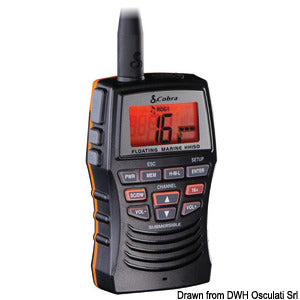 Vhf radio COBRA HH 150