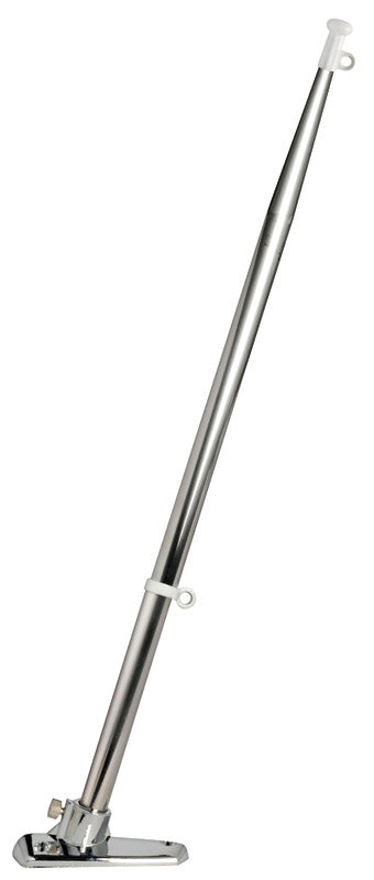 Asta portabandiera inox con base
