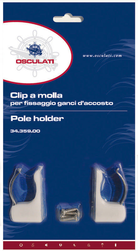 Clip a molla per fissaggio ganci d'accosto - 3428