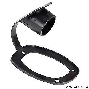 Chiusura PVC portacanna nero da barca 0194