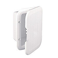 Portello Rettangolare Piccola con contenitore  Bianco 145x191mm - 2046